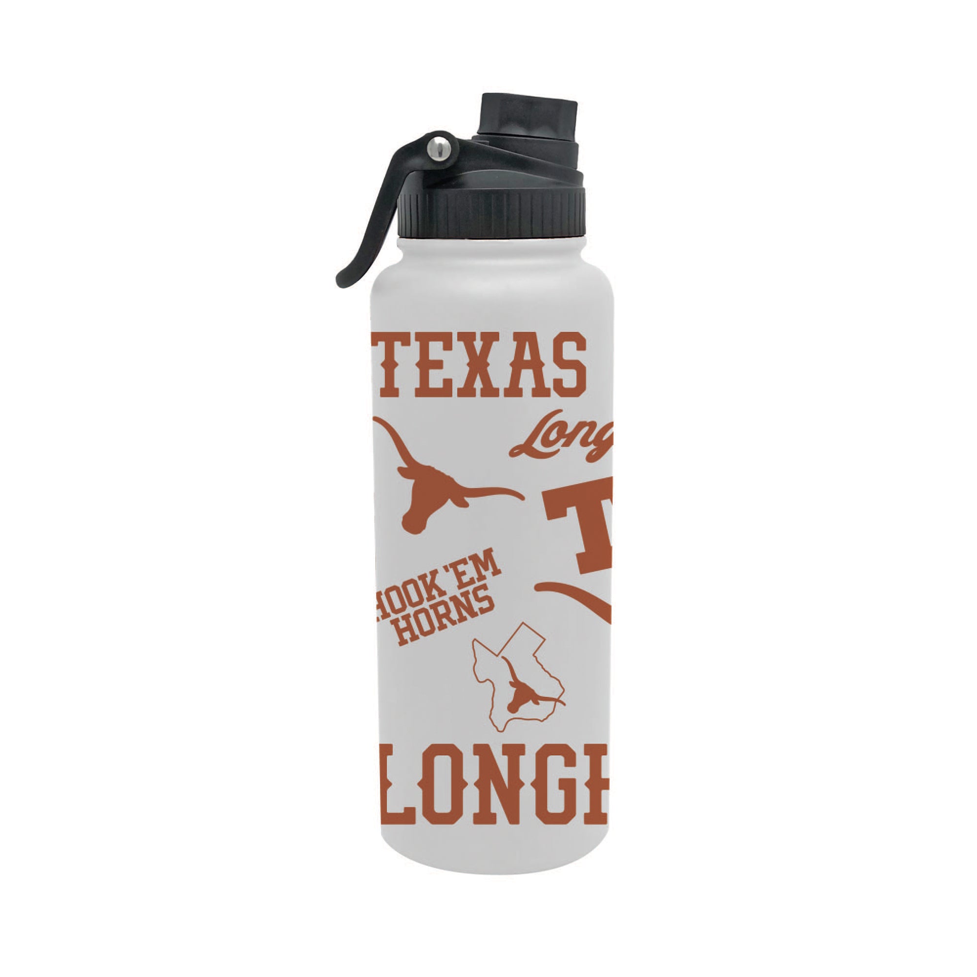 Texas Longhorns 34oz Stainless Steel Medley Aqua Bottle