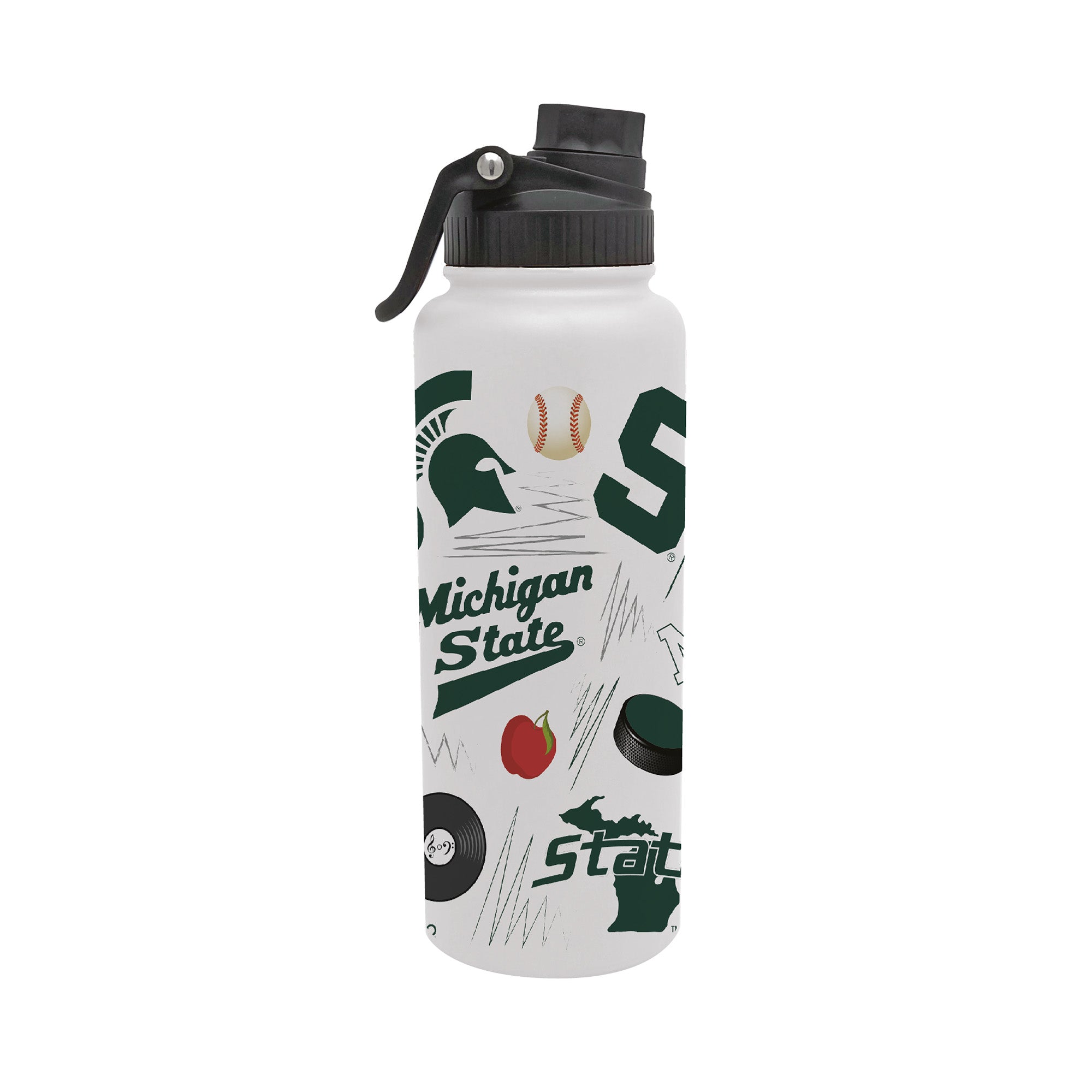 34oz Michigan State Spartans Local Aqua Bottle