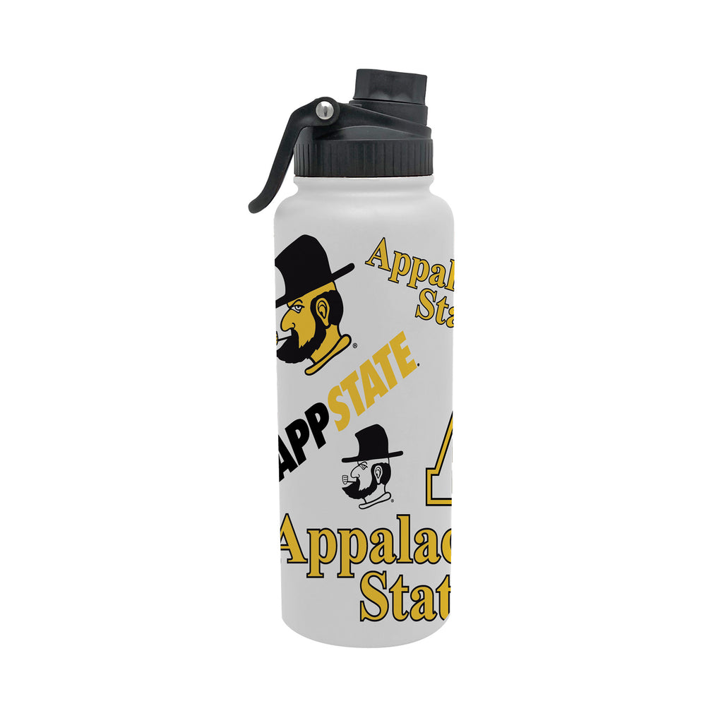 App State Mountaineers 34oz Stainless Steel Medley Aqua Bottle