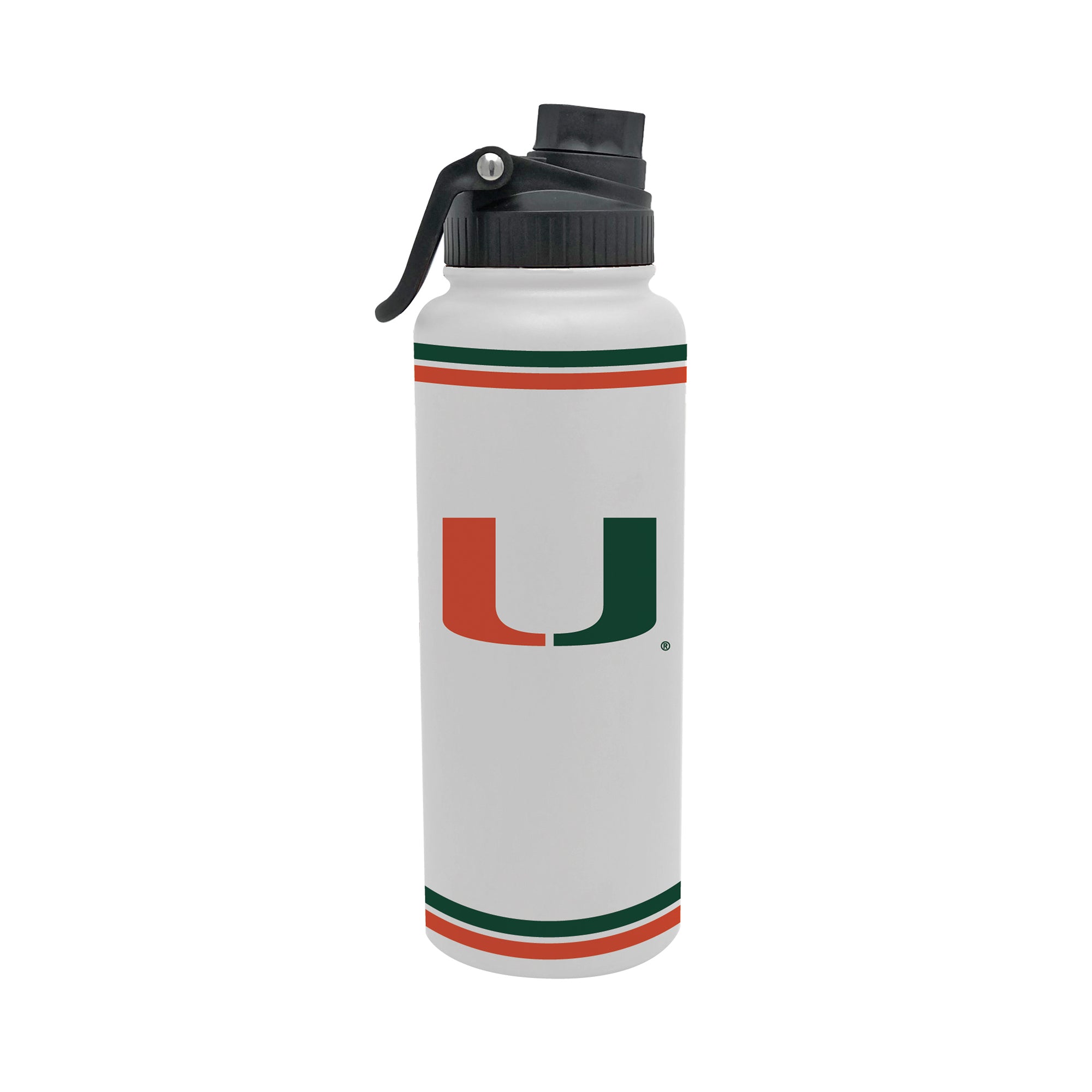 34oz Miami Hurricanes Alumni Aqua Bottle