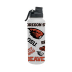 Oregon State Beavers 34oz Stainless Steel Medley Aqua Bottle