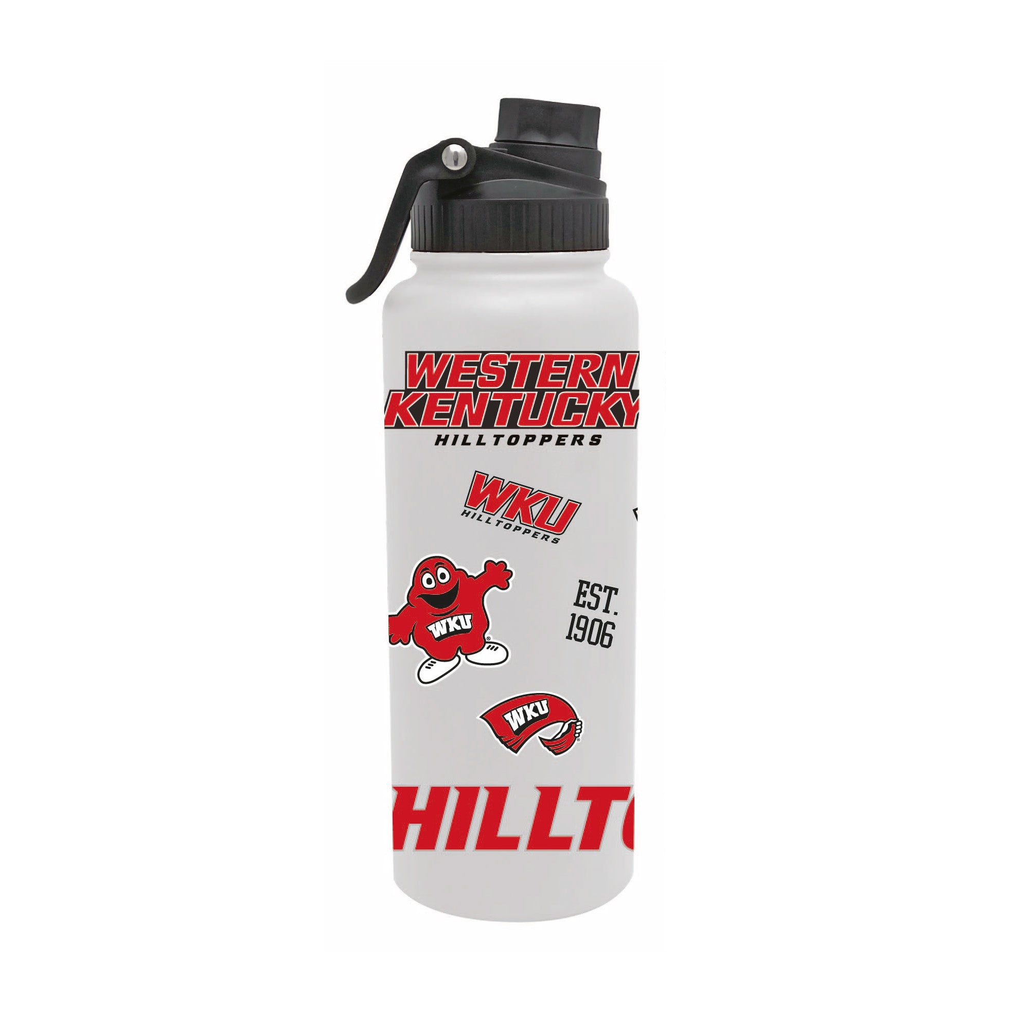 Western Kentucky Hilltoppers 34oz Stainless Steel Medley Aqua Bottle