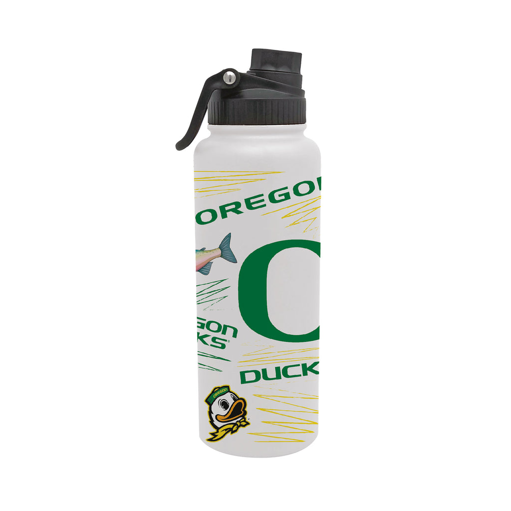 34oz Oregon Ducks Local Aqua Bottle