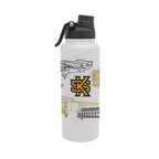 Kennesaw State Owls 34oz Campus Line Art Aqua Bottle