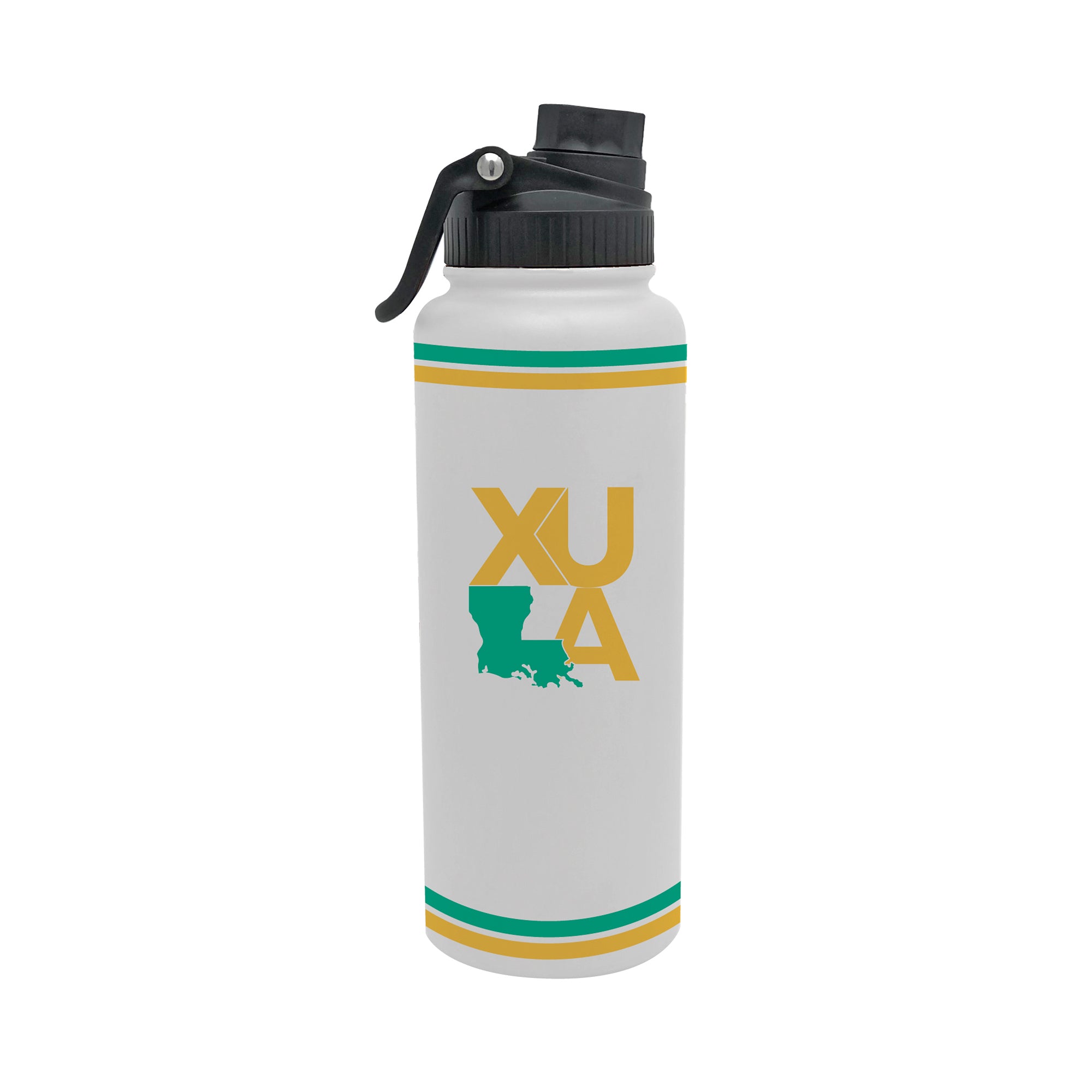 34oz Xavier Louisiana Gold Rush-Nuggets Alumni Aqua Bottle