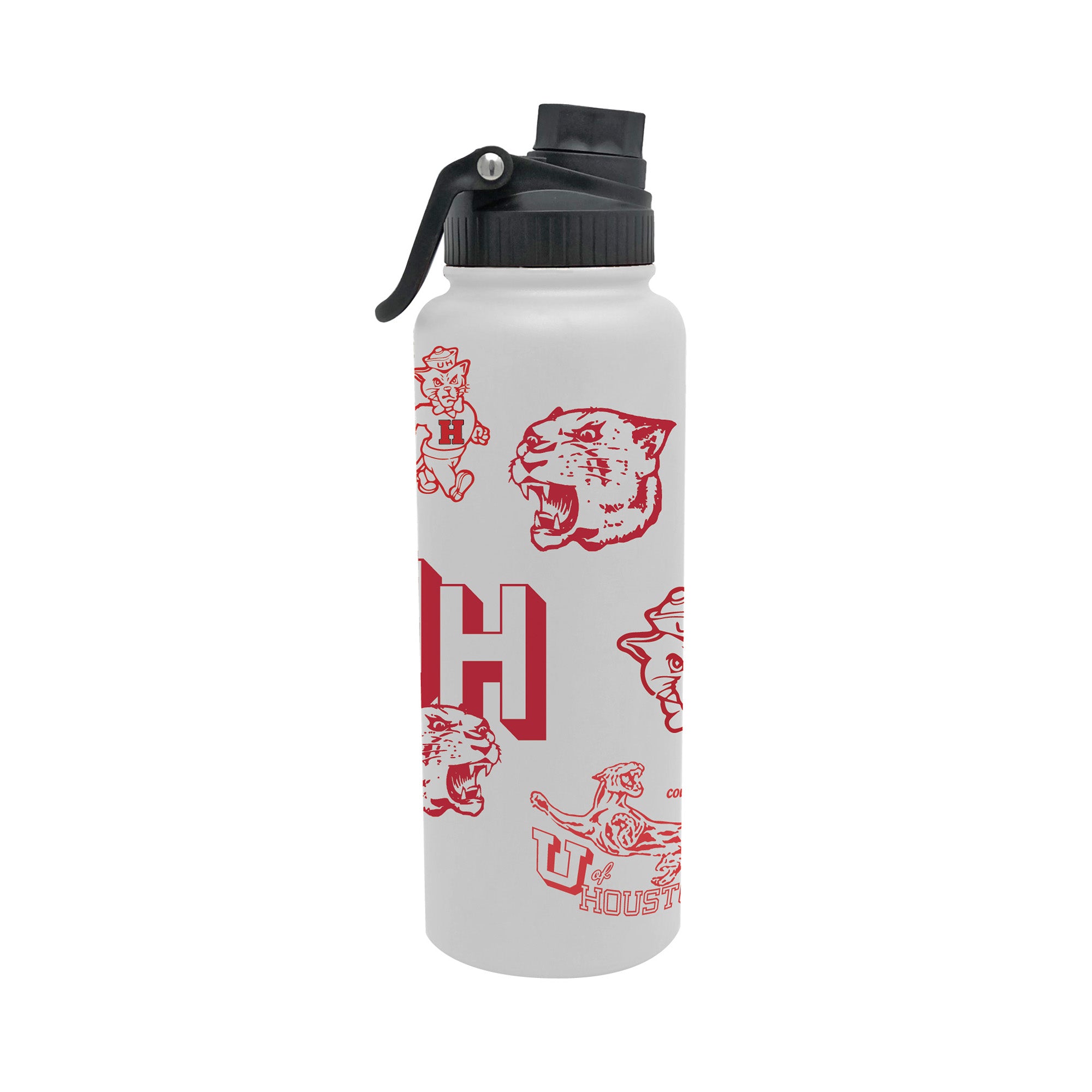 Houston Cougars 34oz Stainless Steel Medley Aqua Bottle