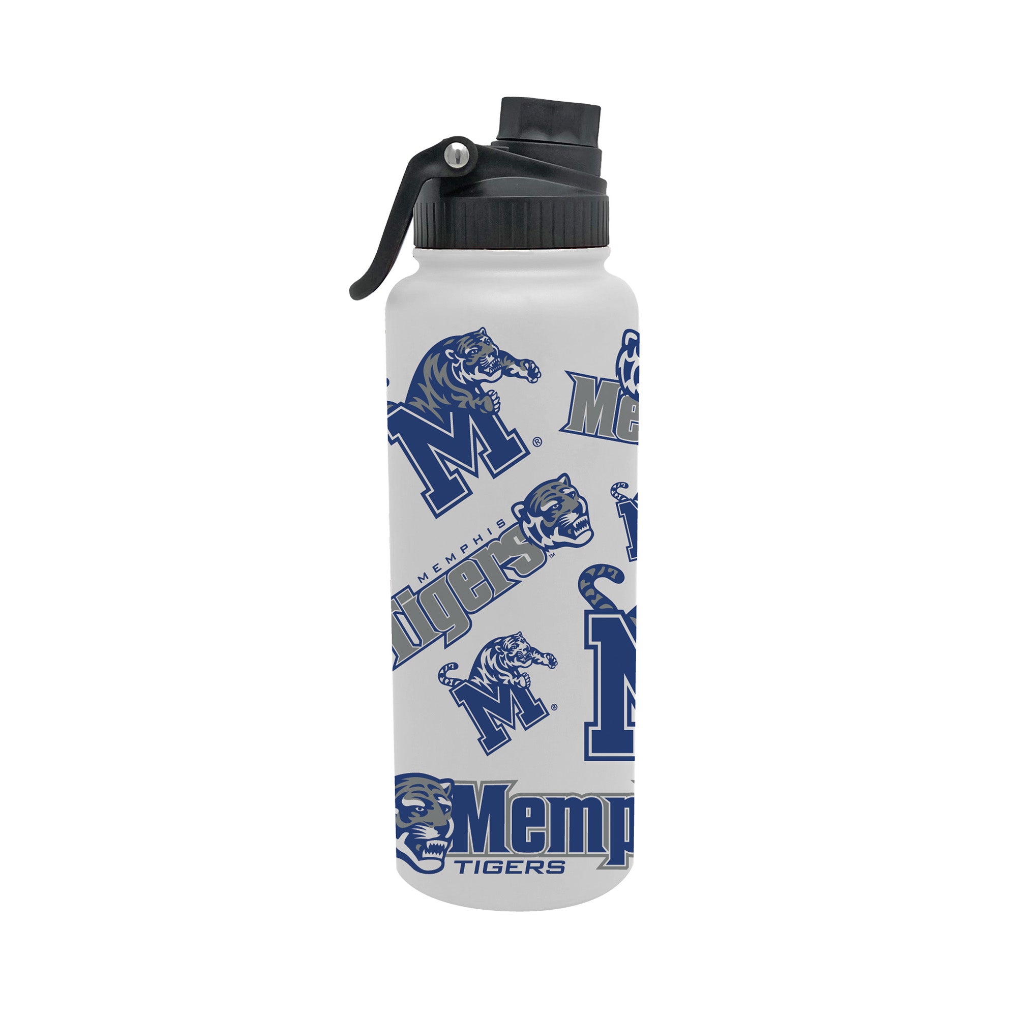 Memphis Tigers 34oz Stainless Steel Medley Aqua Bottle