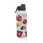34oz Utah Utes Local Aqua Bottle
