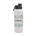 Washington University 34oz Campus Line Art Aqua Bottle