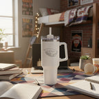 40oz Oregon State Beavers Laser Etch Rocky Tumbler with Handle