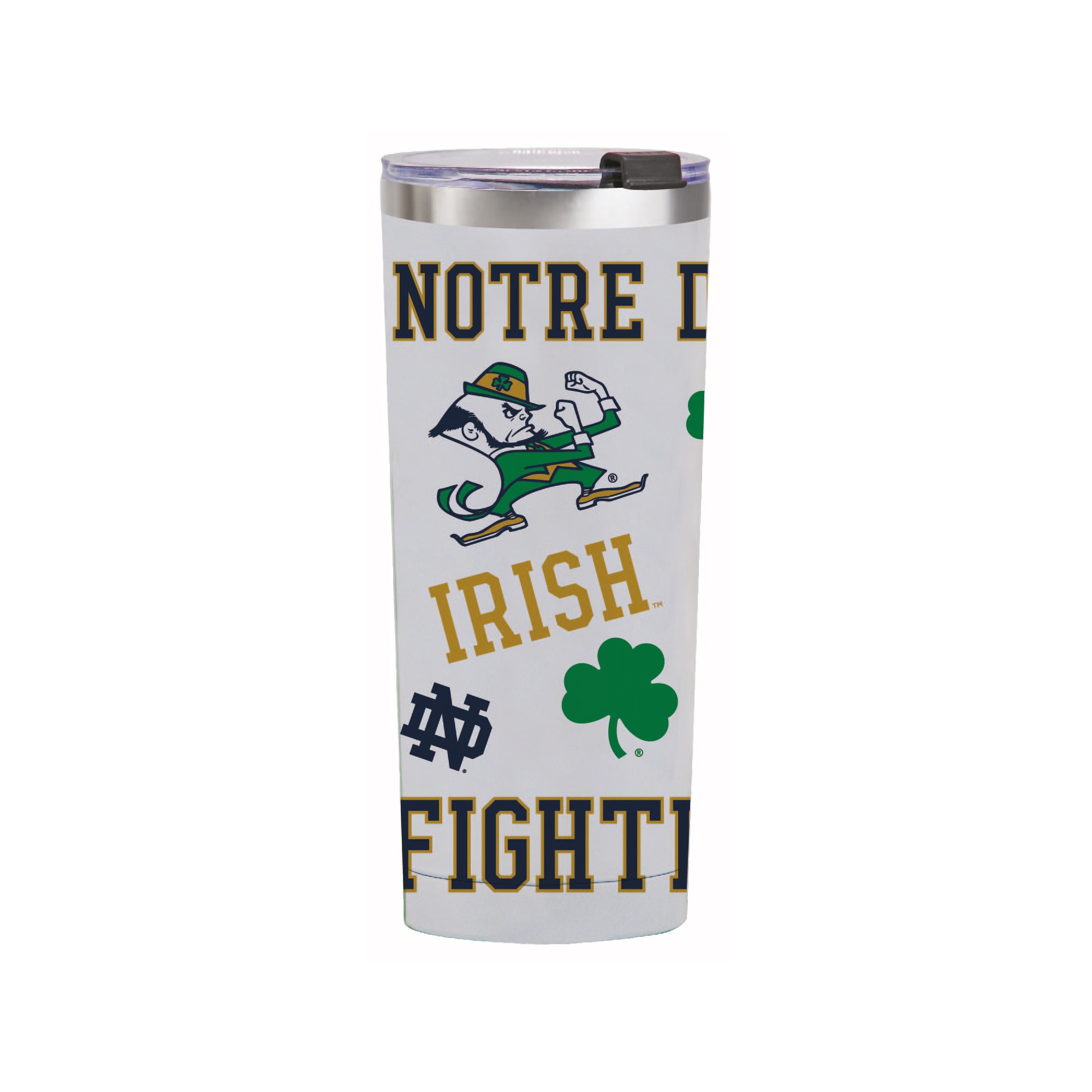 24oz Notre Dame Fighting Irish Medley Stainless Steel Tumbler