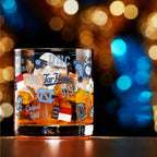 Set of 2 North Carolina Tar Heels 14oz Local Rocks Glasses