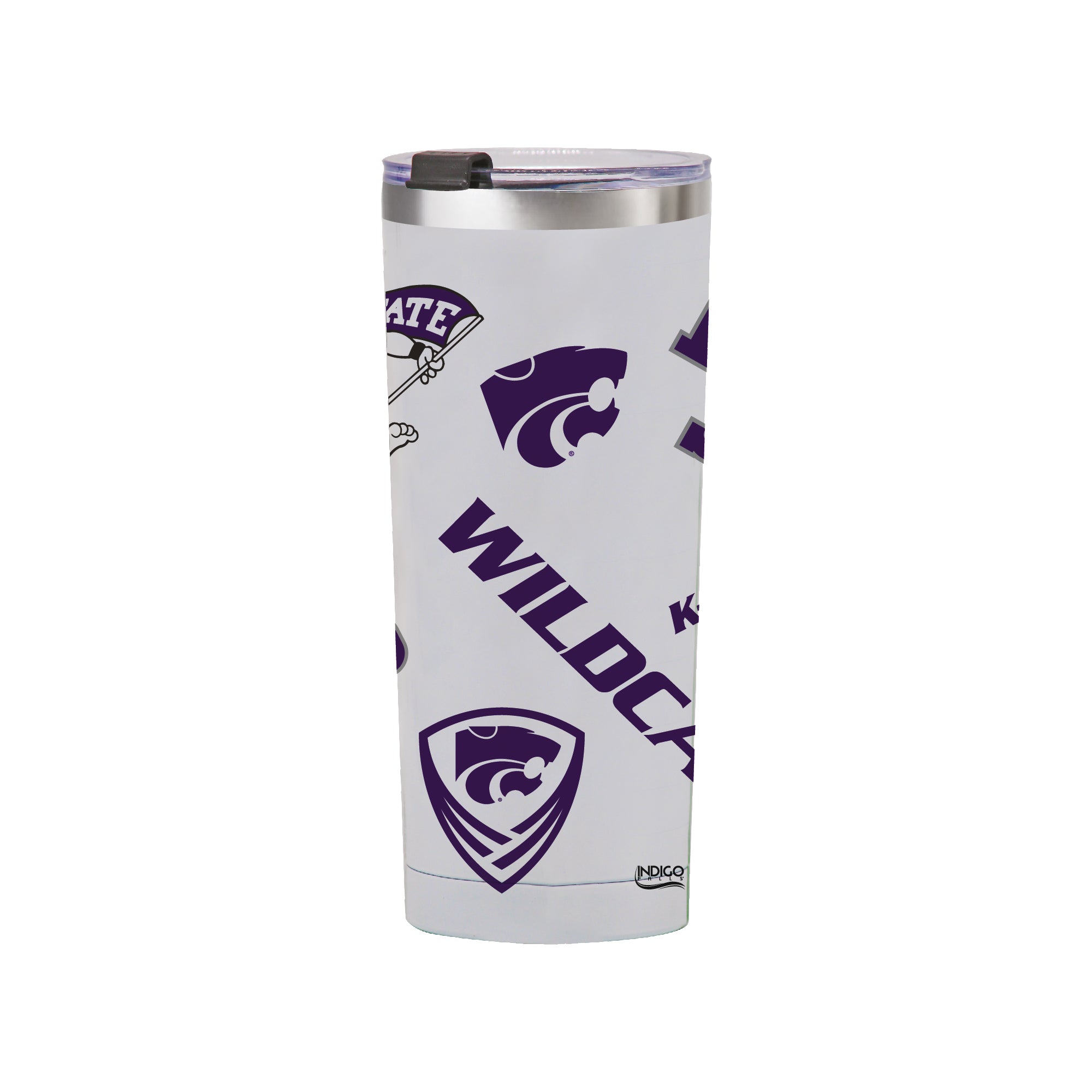 24oz K-State Wildcats Medley Stainless Steel Tumbler