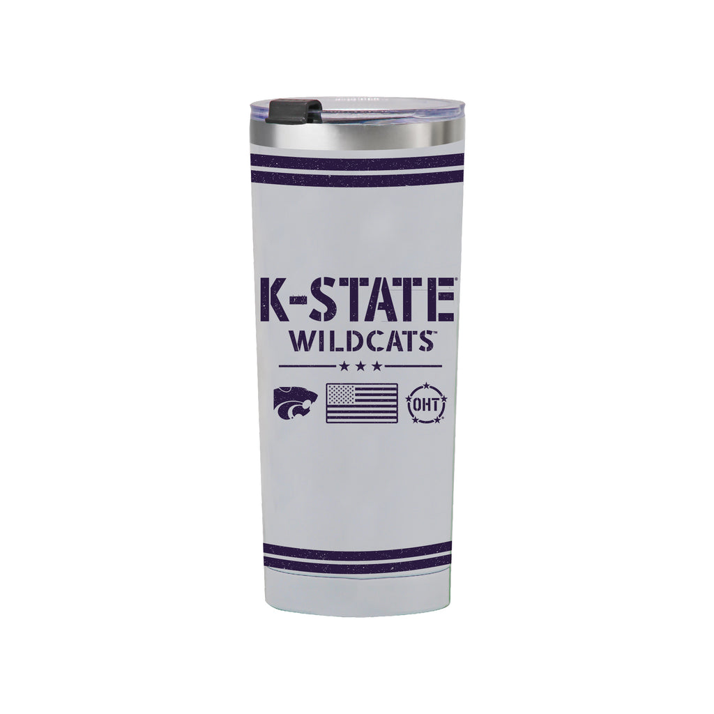 24oz Kansas State Wildcats OHT TC Flag Tumbler