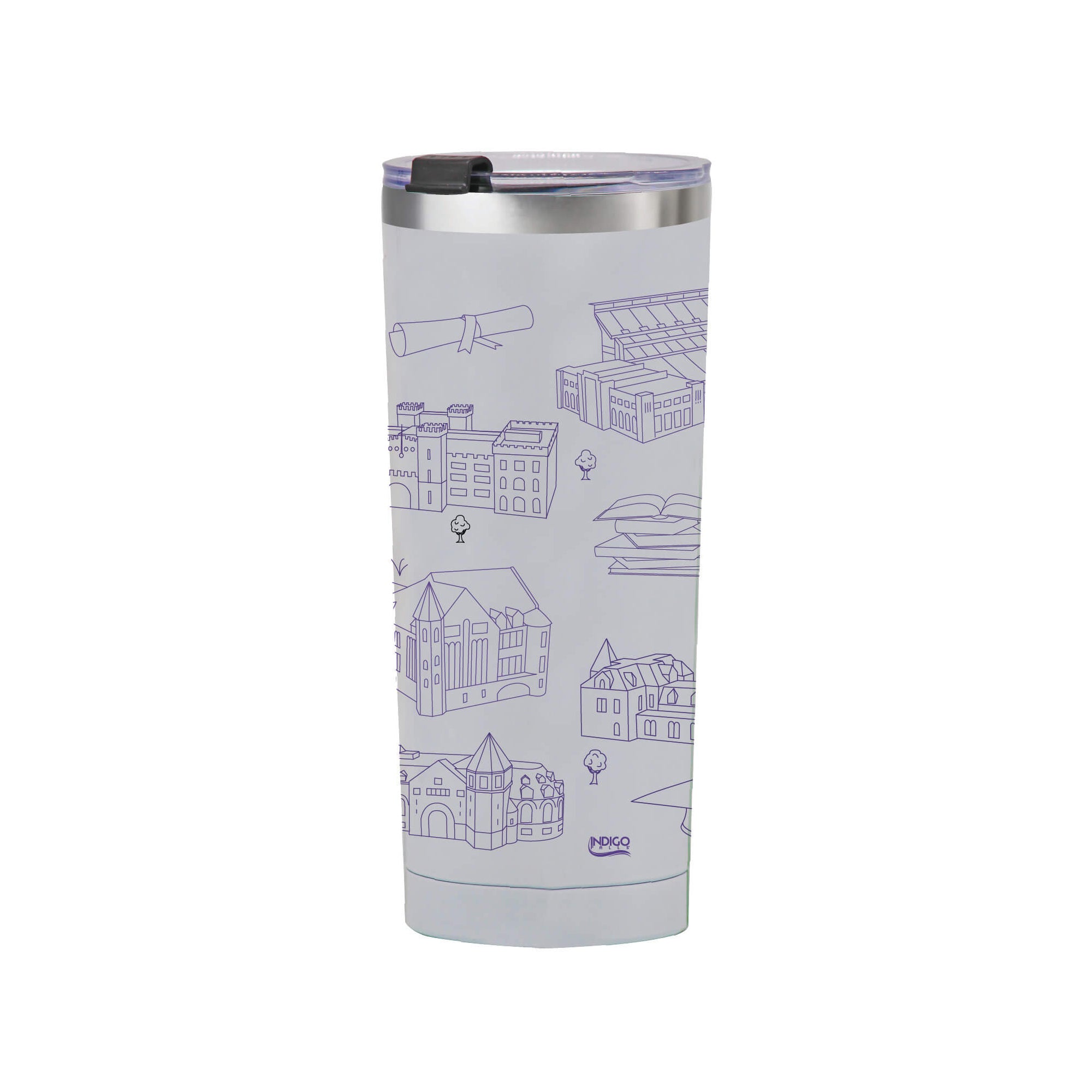 Kansas State Wildcats 24oz Campus Line Art Tumbler