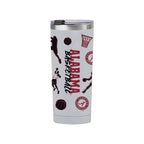 24oz Alabama Crimson Tide Basketball Sketch Tumbler