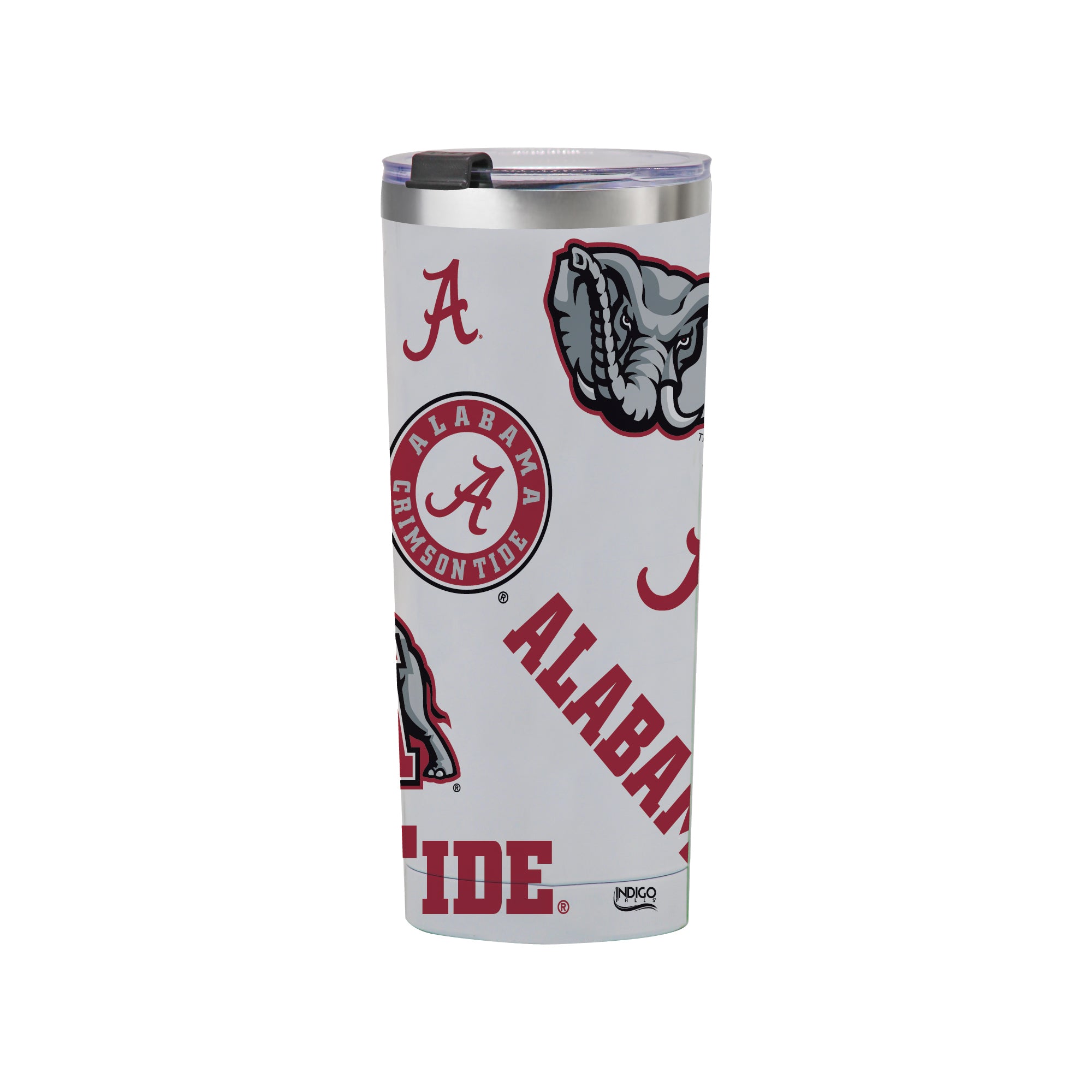 24oz Alabama Crimson Tide Medley Stainless Steel Tumbler