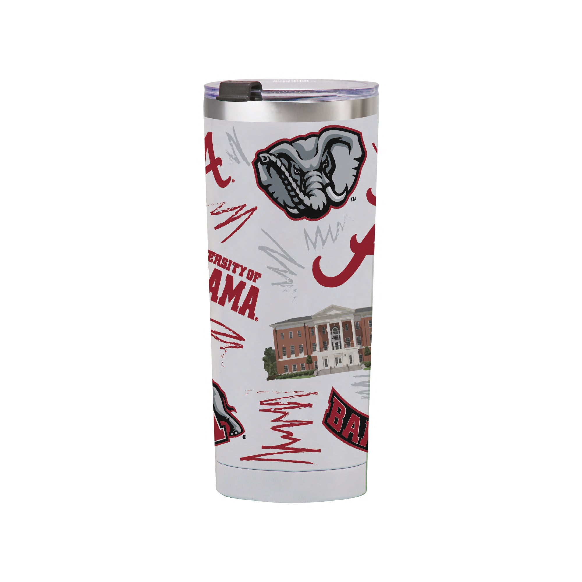 Alabama Crimson Tide 24oz Local Stainless Steel Tumbler