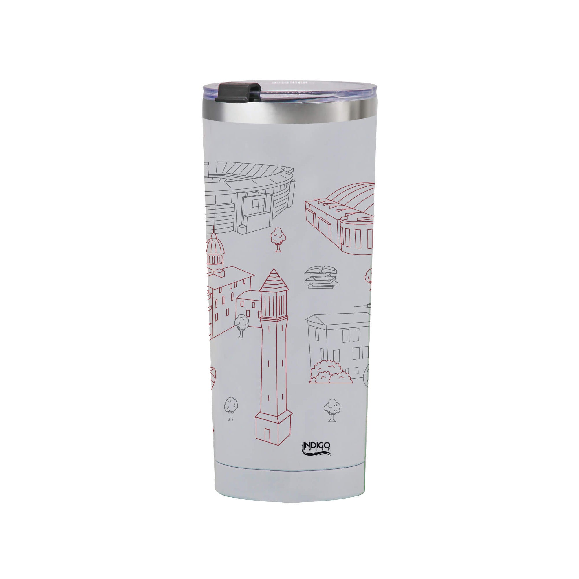 Alabama Crimson Tide 24oz Campus Line Art Tumbler