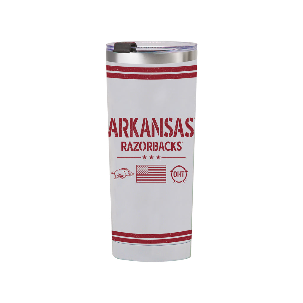 24oz Arkansas Razorbacks OHT TC Flag Tumbler