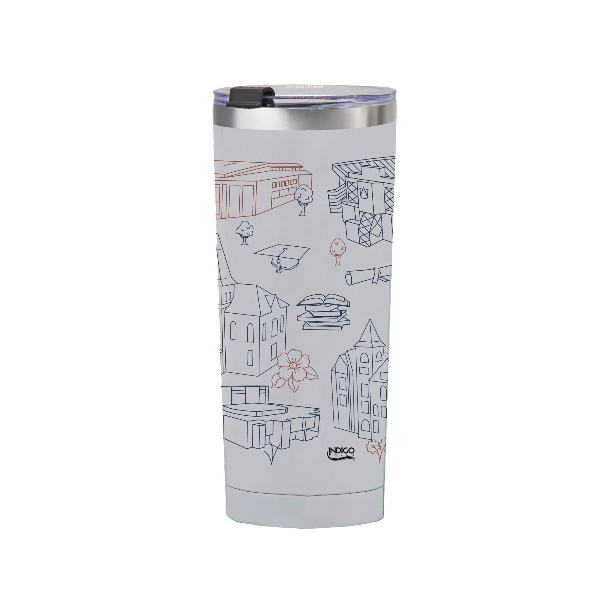 Auburn Tigers Tide 24oz Campus Line Art Tumbler