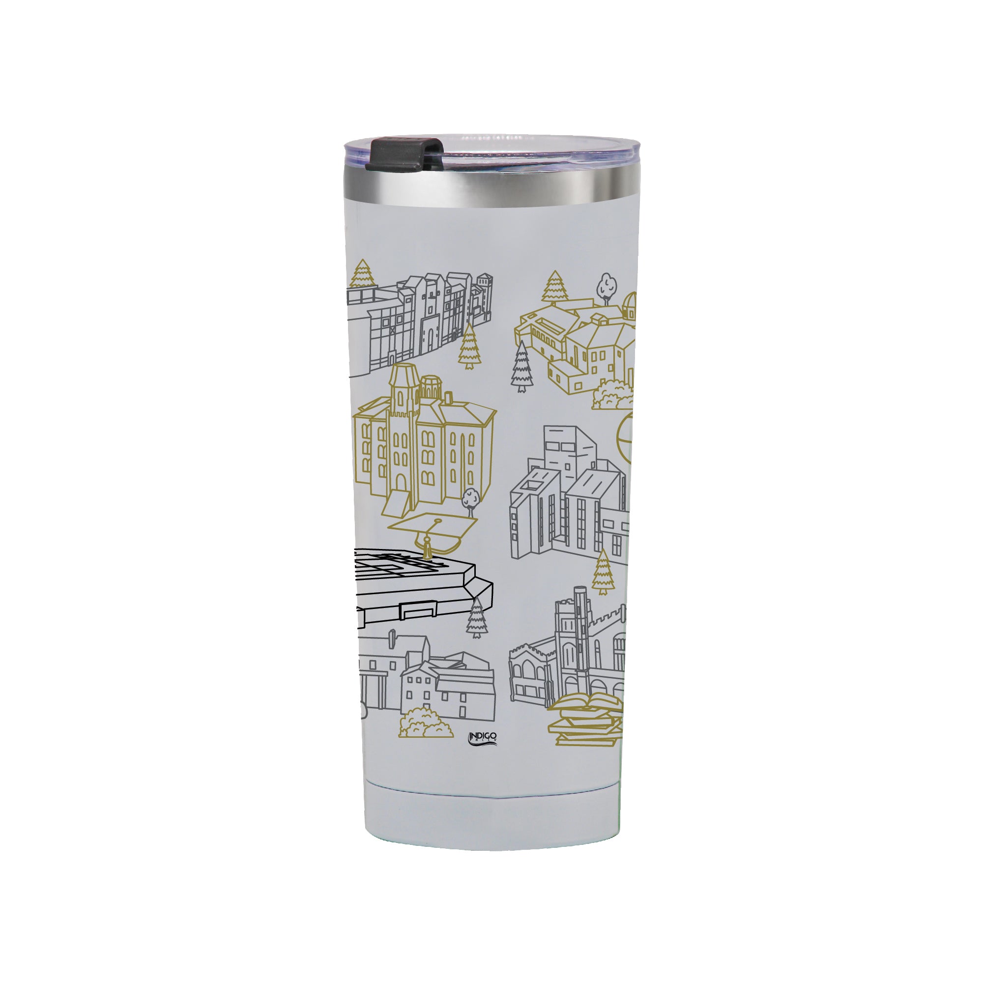 Colorado Buffaloes 24oz Campus Line Art Tumbler