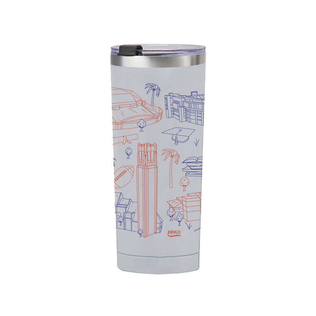 Florida Gators 24oz Campus Line Art Tumbler