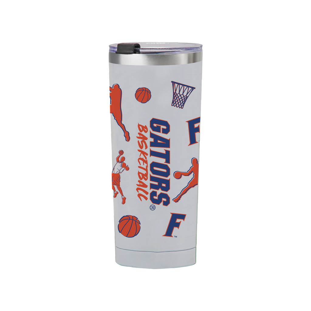 24oz Florida Gators Basketball Sketch Tumbler