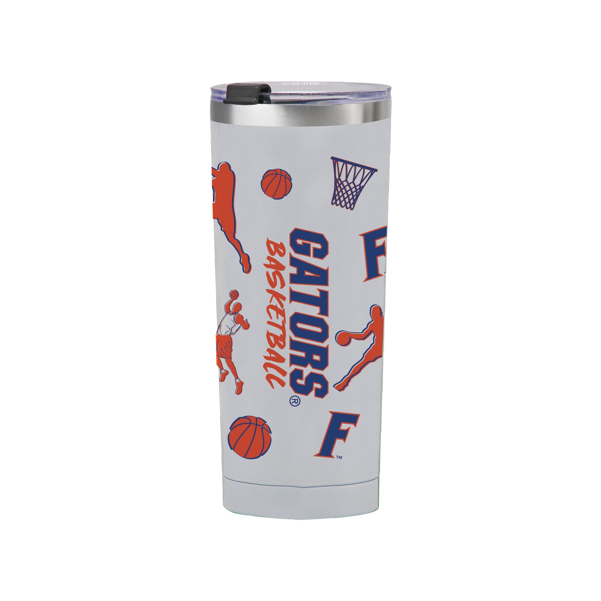 24oz Florida Gators Basketball Sketch Tumbler