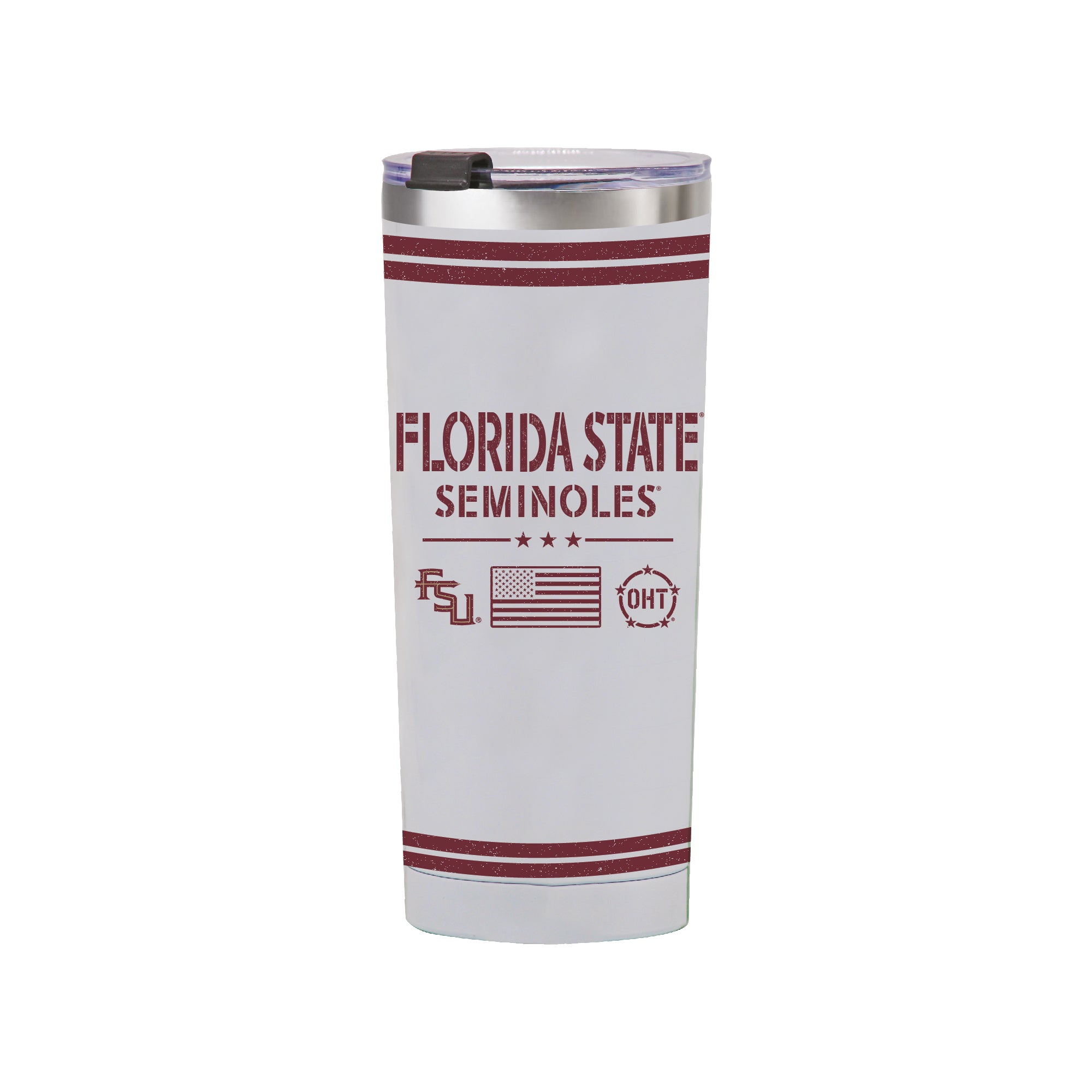 24oz Florida State Seminoles OHT TC Flag Tumbler