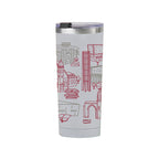 Indiana Hoosiers 24oz Campus Line Art Tumbler