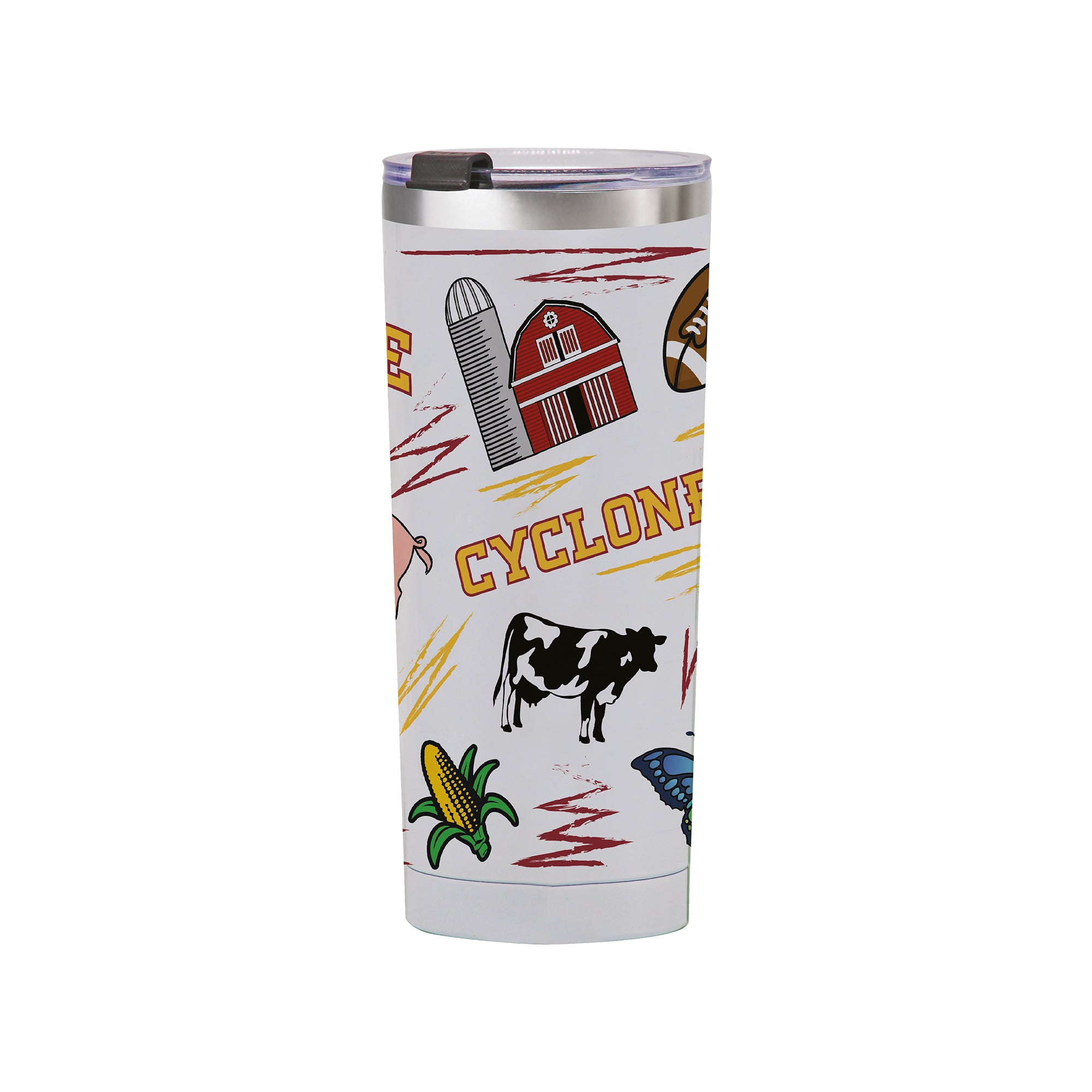 Iowa State Cyclones 24oz Local Stainless Steel Tumbler