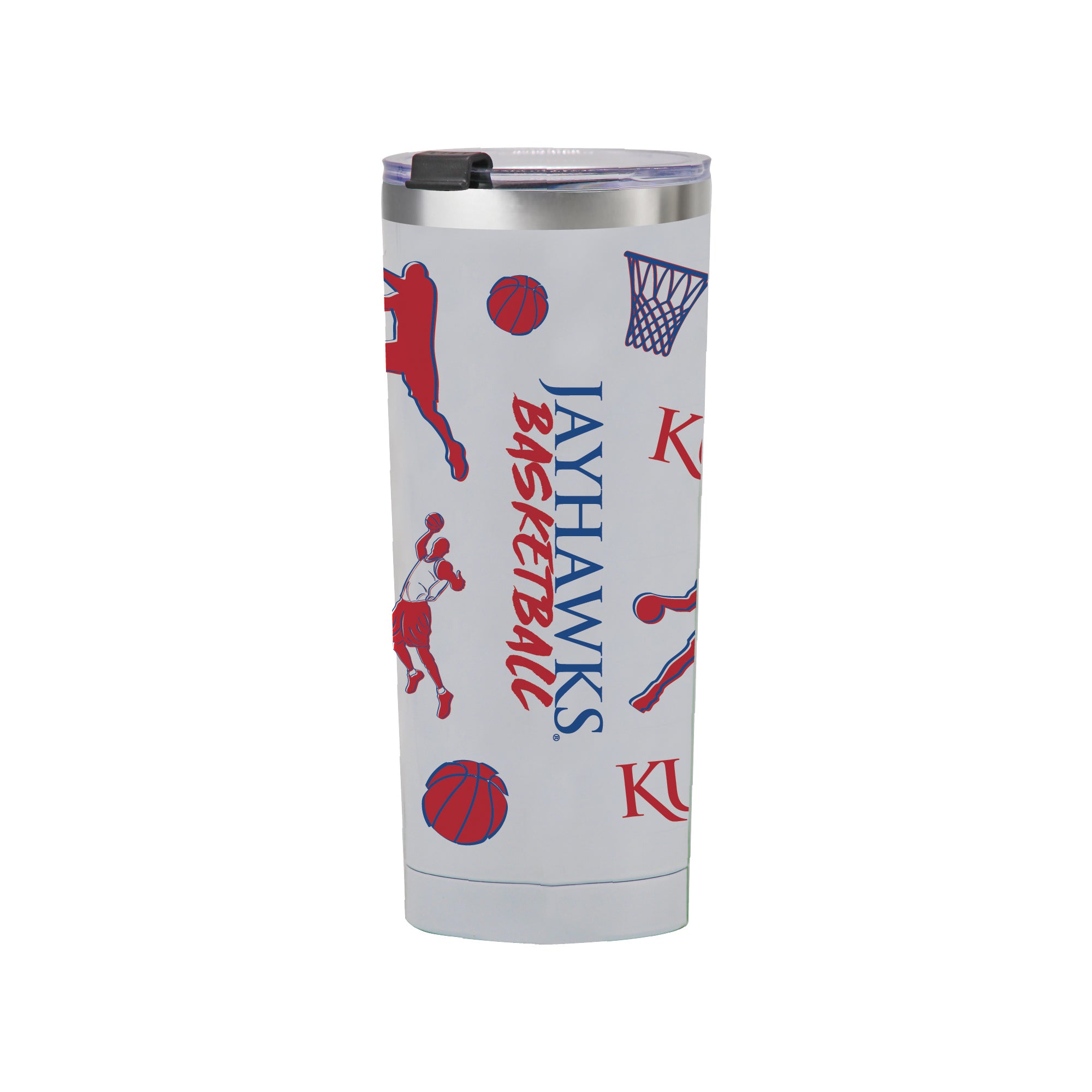 24oz Kansas Jayhawks Basketball Sketch Tumbler