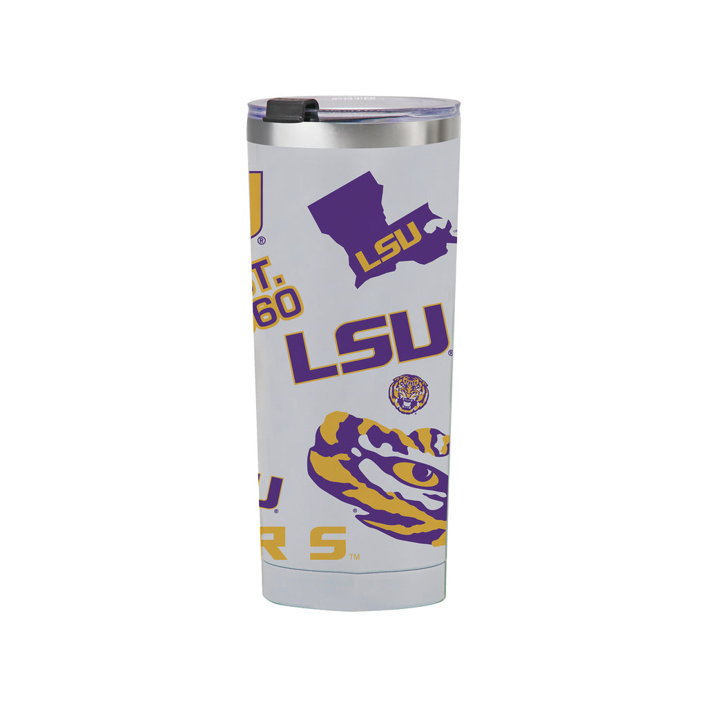 24oz LSU Tigers Medley Stainless Steel Tumbler