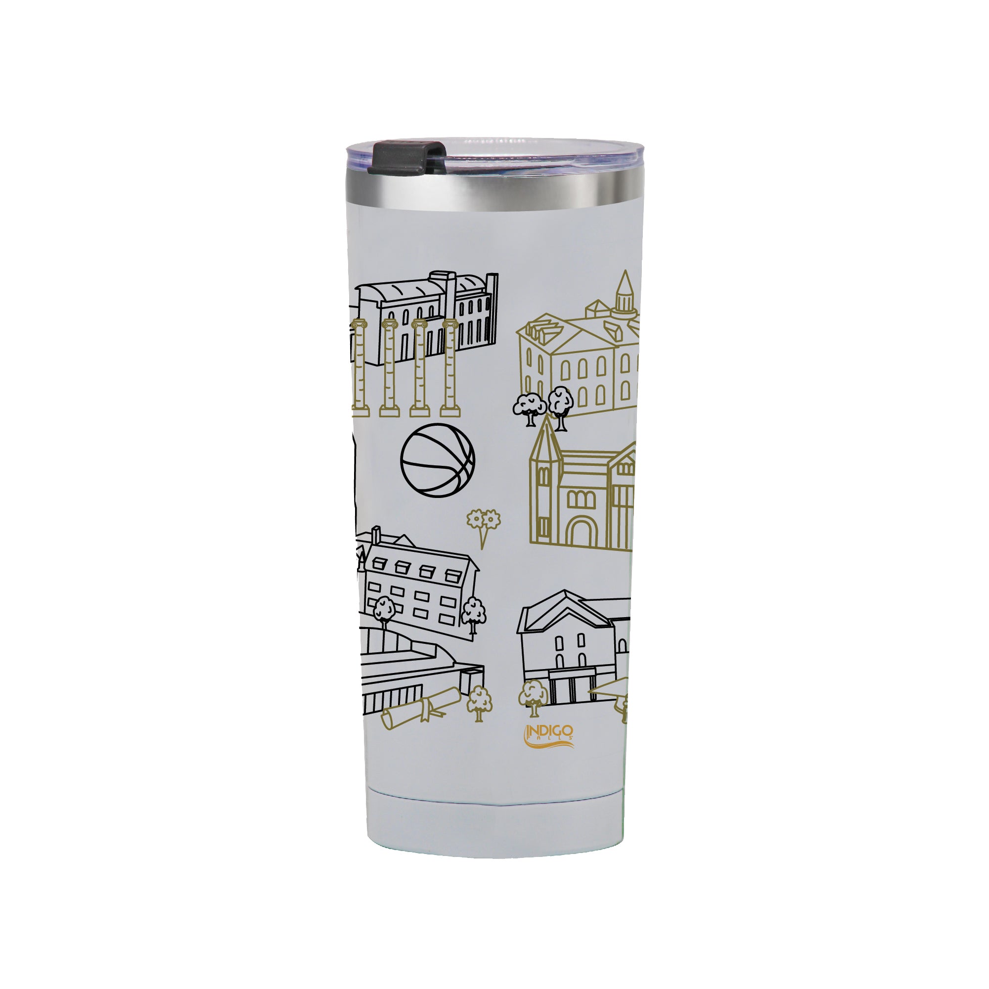 Missouri Tigers 24oz Campus Line Art Tumbler