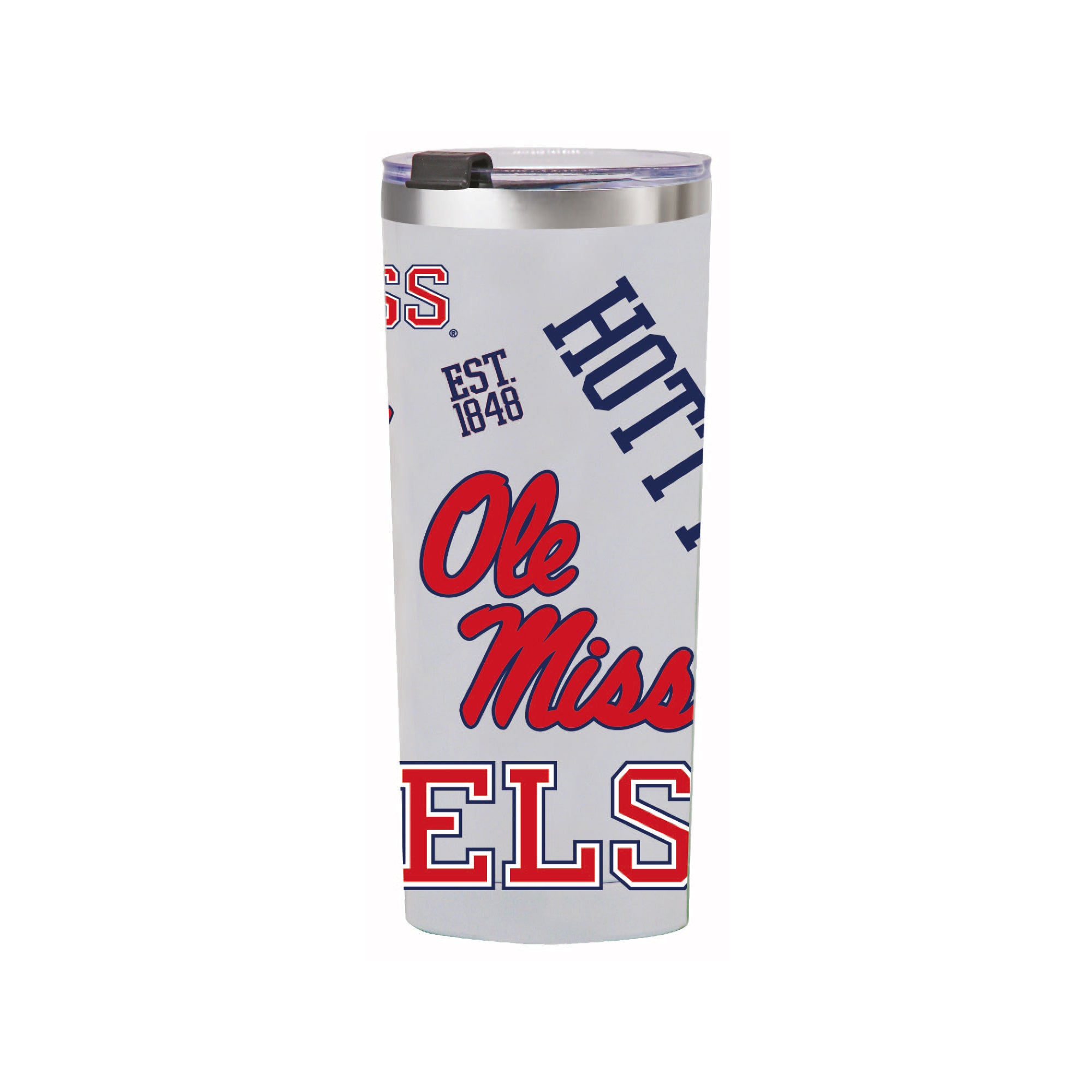 24oz Ole Miss Rebels Medley Stainless Steel Tumbler