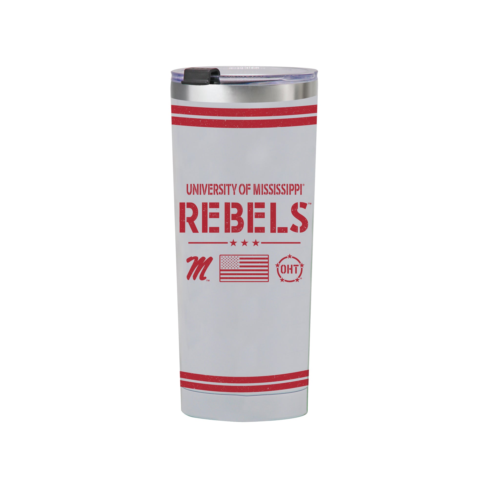 24oz Ole Miss Rebels OHT TC Flag Tumbler