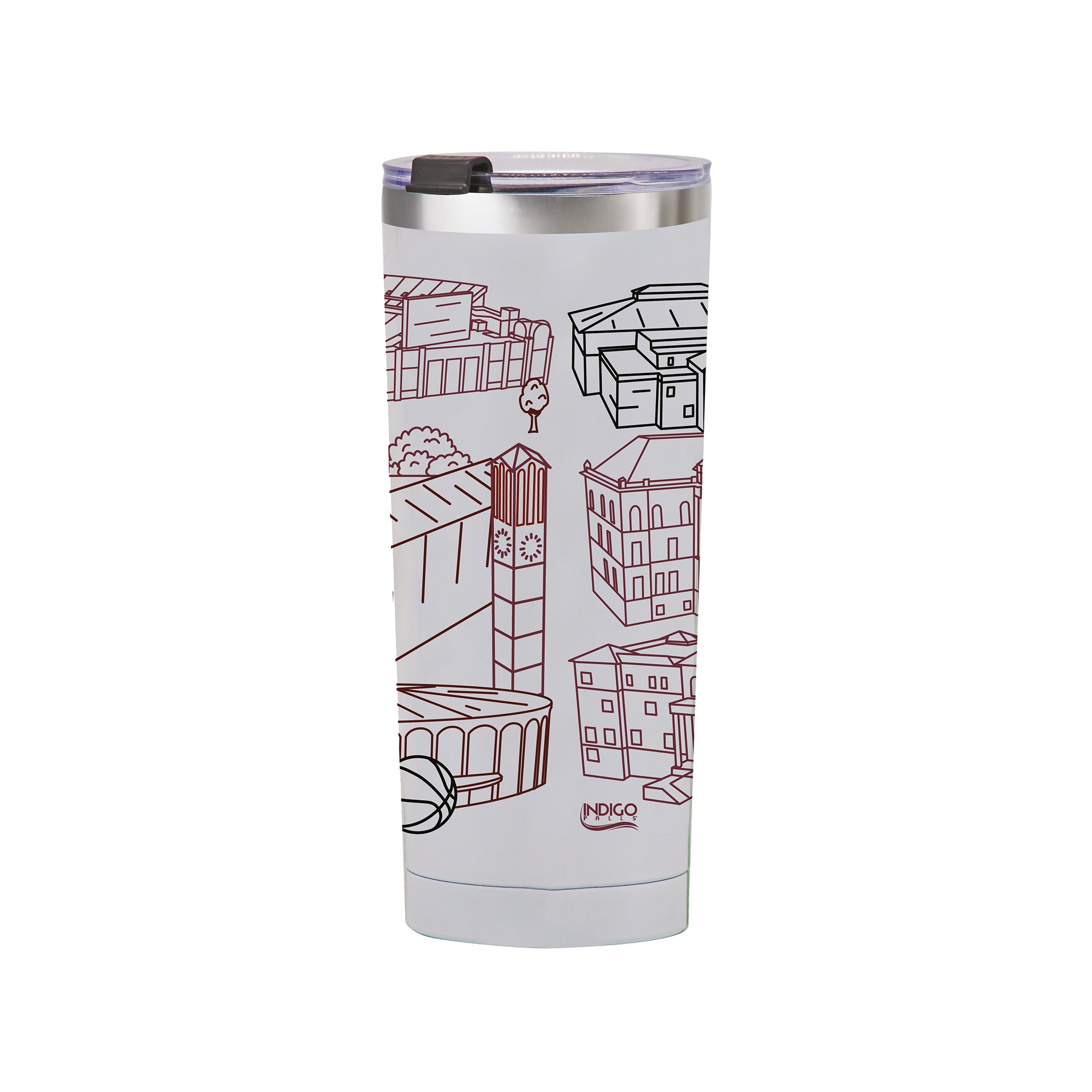 Mississippi State Bulldogs 24oz Campus Line Art Tumbler