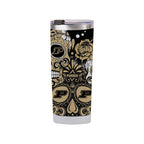 Purdue Boilermakers 24oz Dia de los Muertos Tumbler
