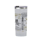 Purdue Boilermakers 24oz Campus Line Art Tumbler