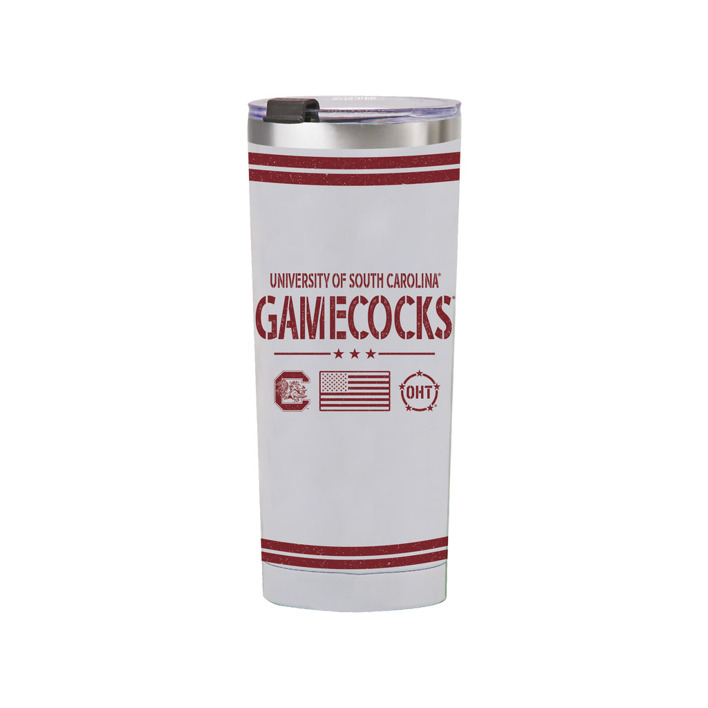 24oz South Carolina Gamecocks OHT TC Flag Tumbler