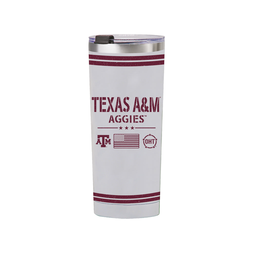 24oz Texas A&M OHT TC Flag Tumbler