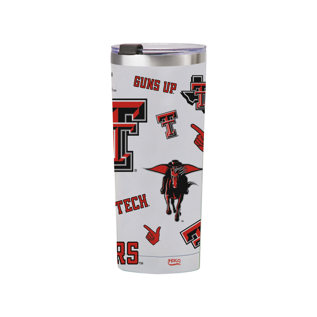 24oz Texas Tech Red Raiders Medley Stainless Steel Tumbler