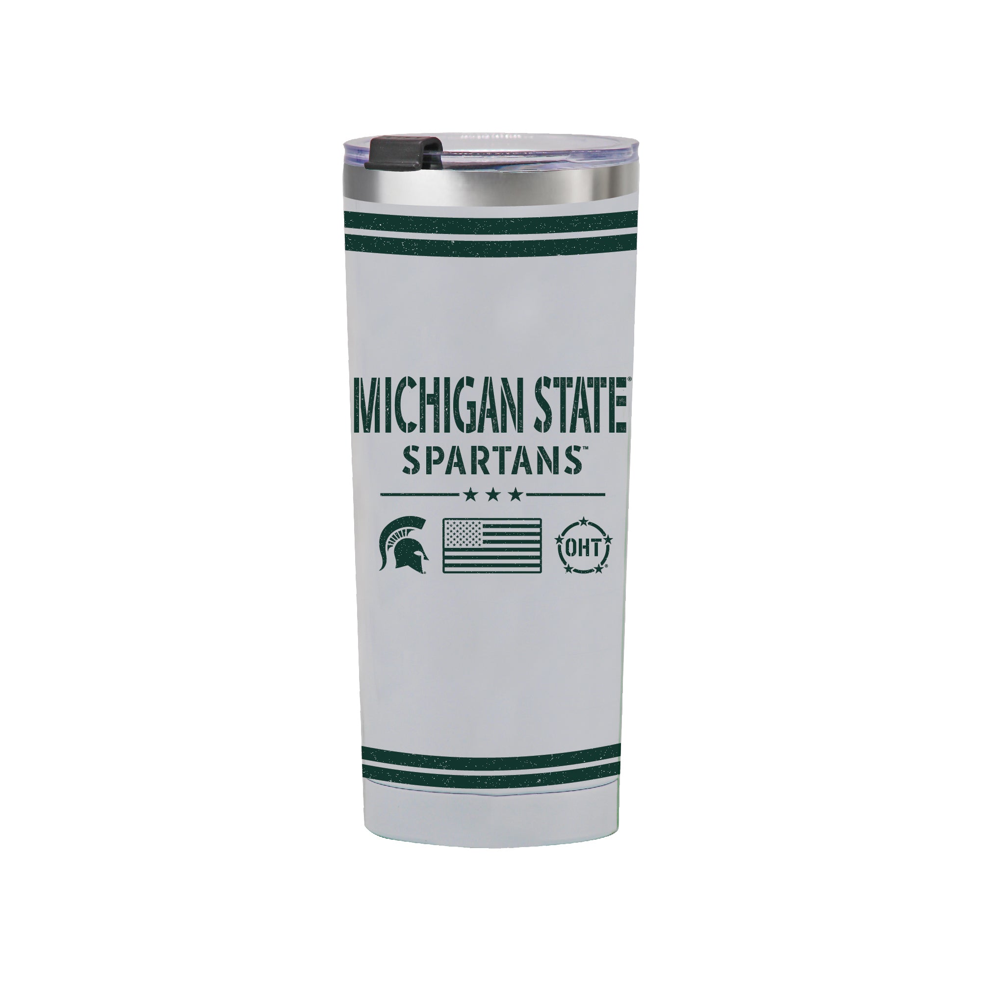 24oz Michigan State Spartans OHT TC Flag Tumbler