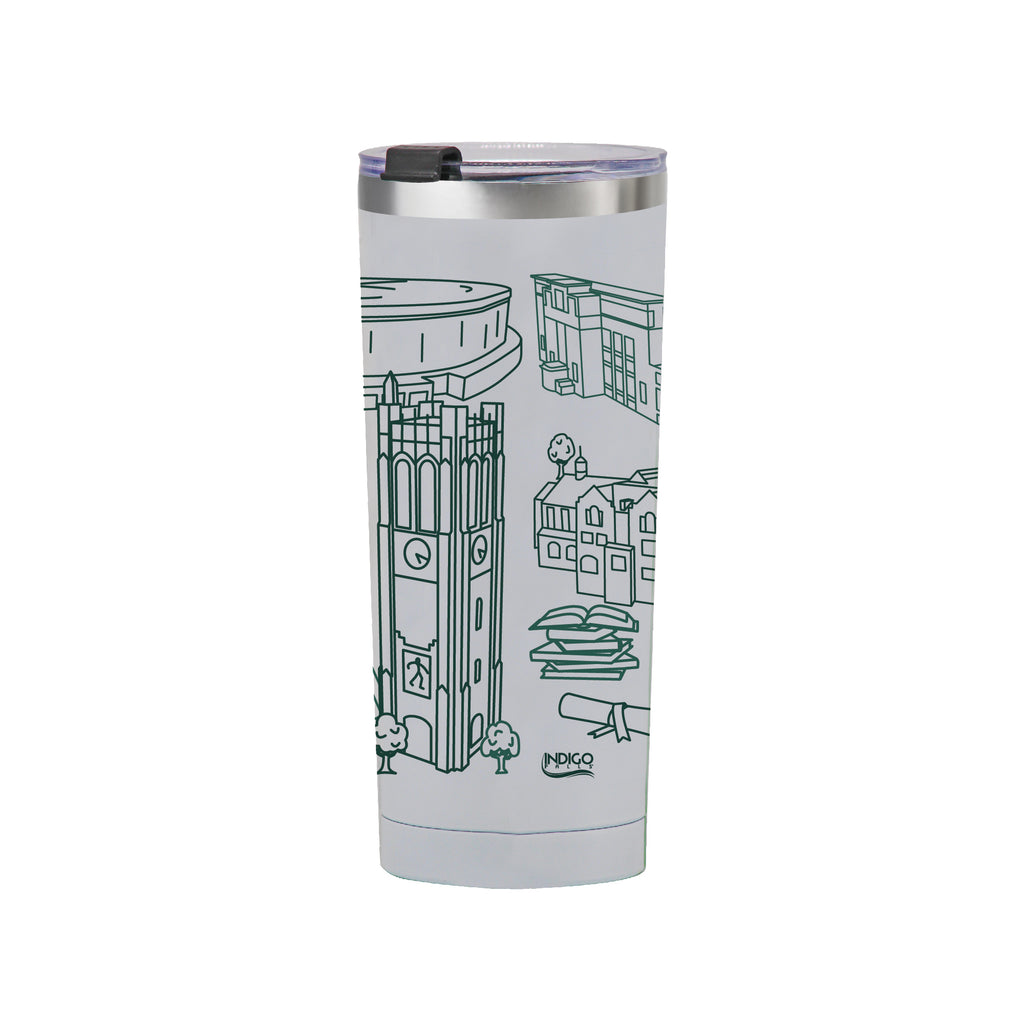 Michigan State Spartans 24oz Campus Line Art Tumbler