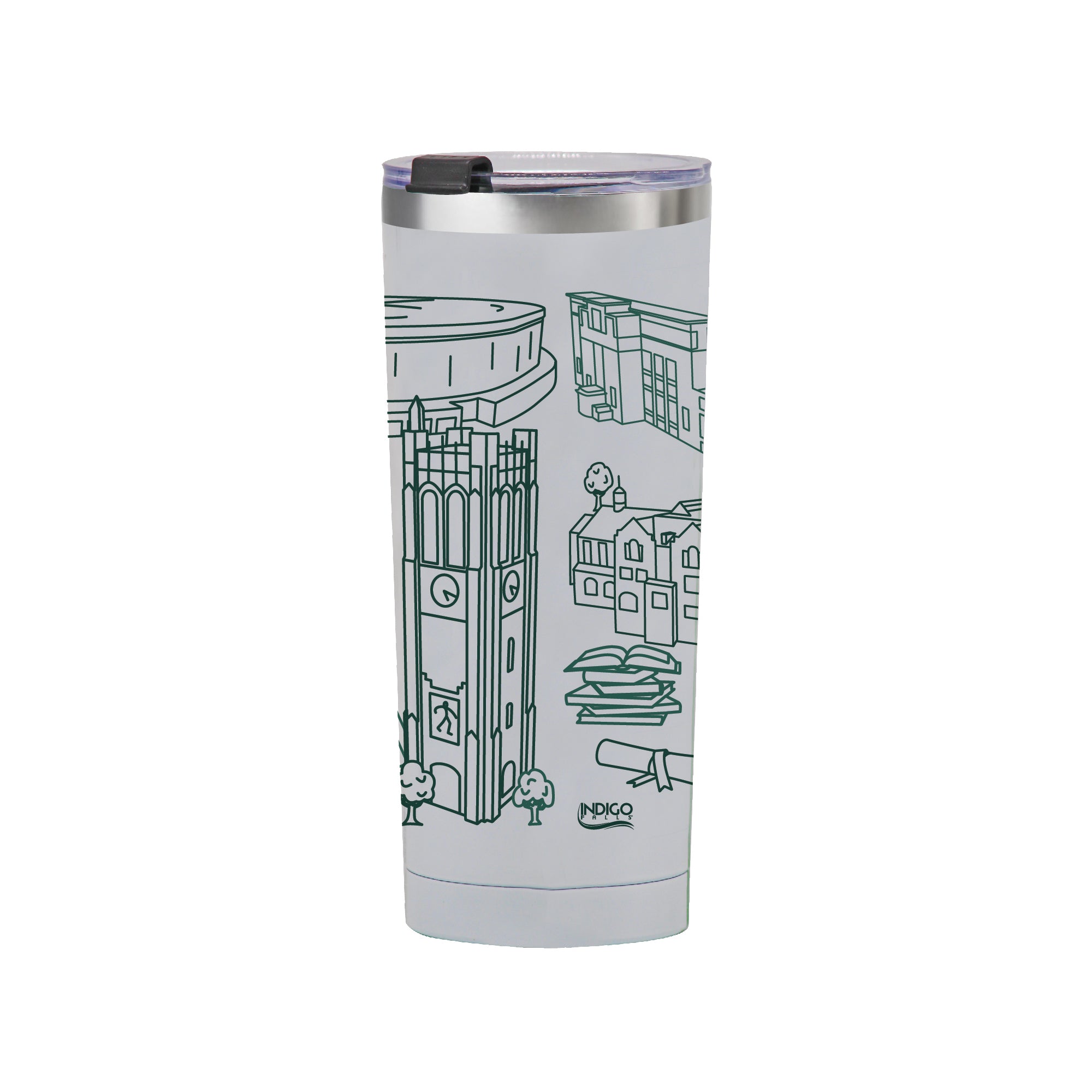 Michigan State Spartans 24oz Campus Line Art Tumbler