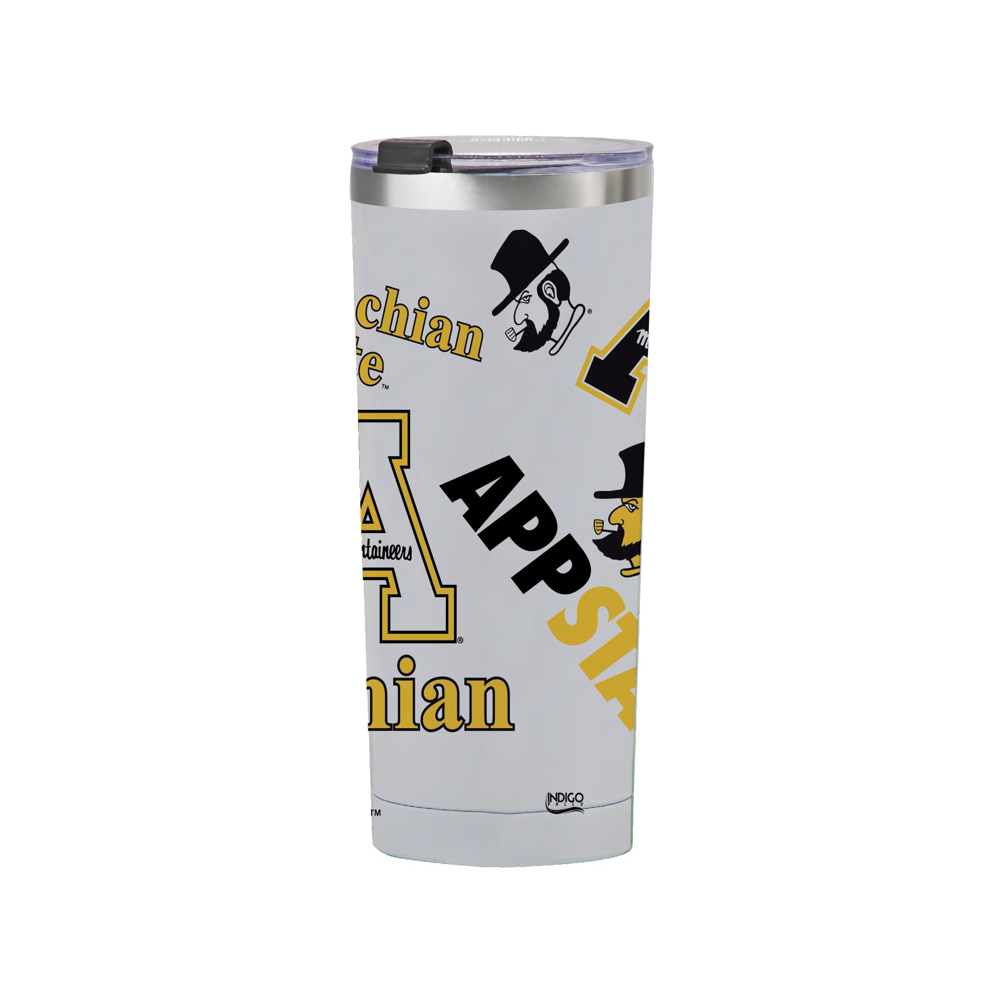 24oz App State Mountaineers Medley Stainless Steel Tumbler