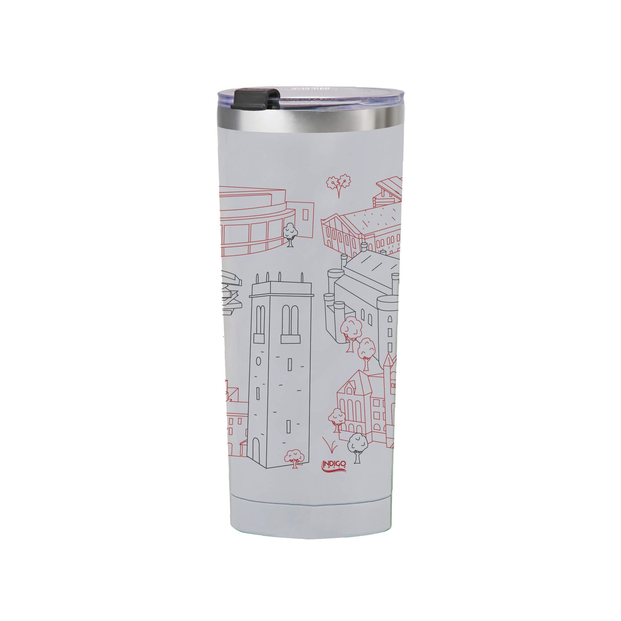 Wisconsin Badgers 24oz Campus Line Art Tumbler