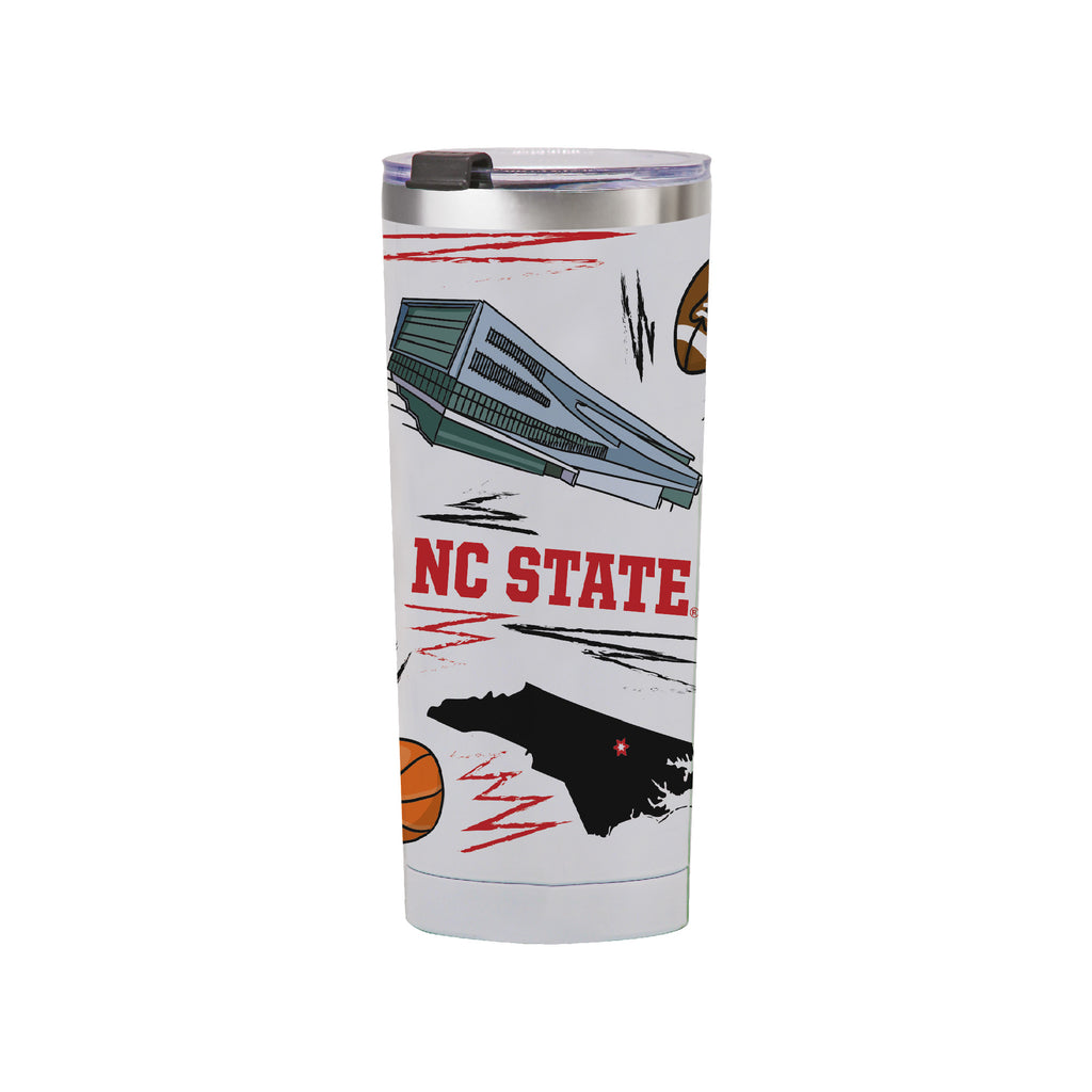 NC State Wolfpack 24oz Local Stainless Steel Tumbler