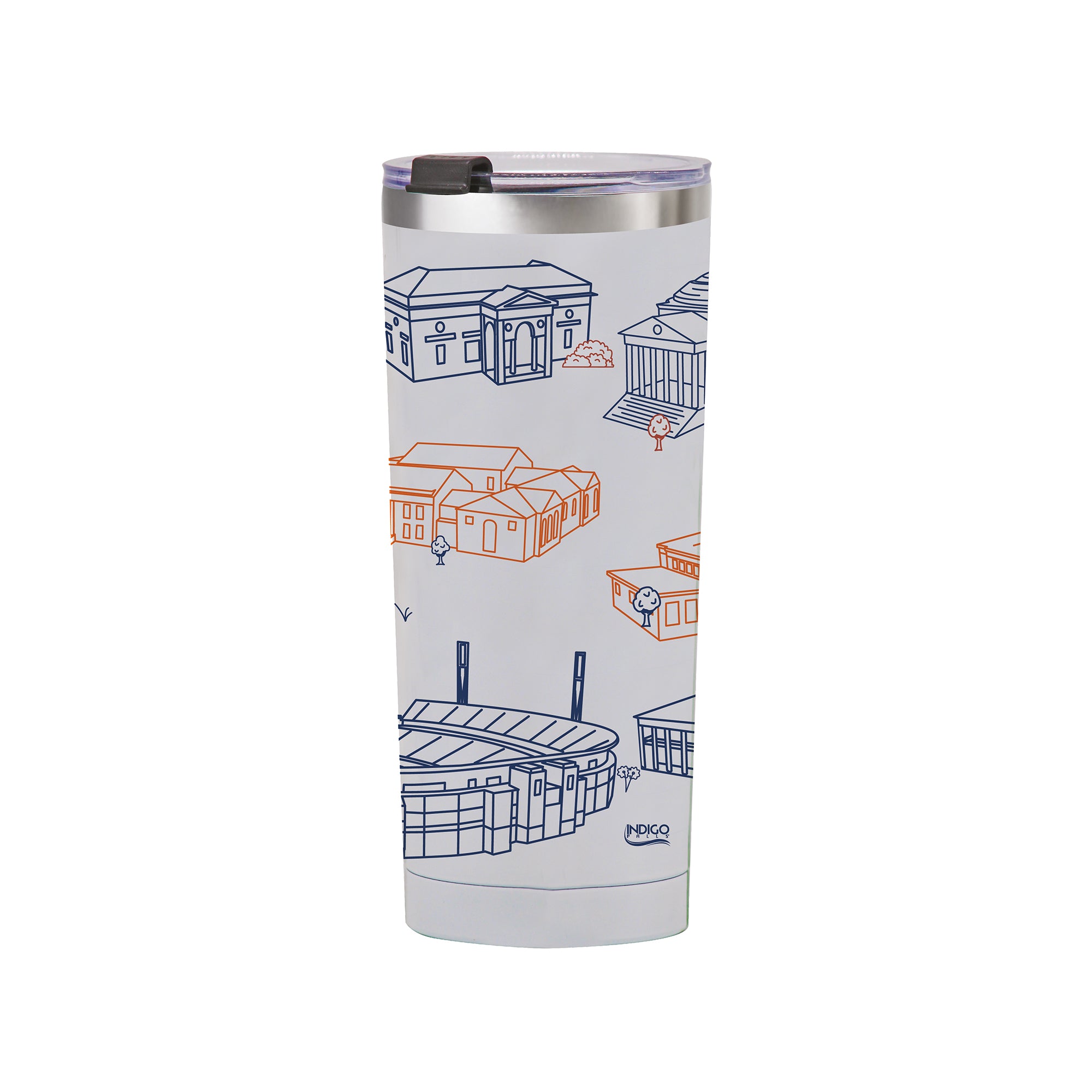 Virginia Cavaliers 24oz Campus Line Art Tumbler